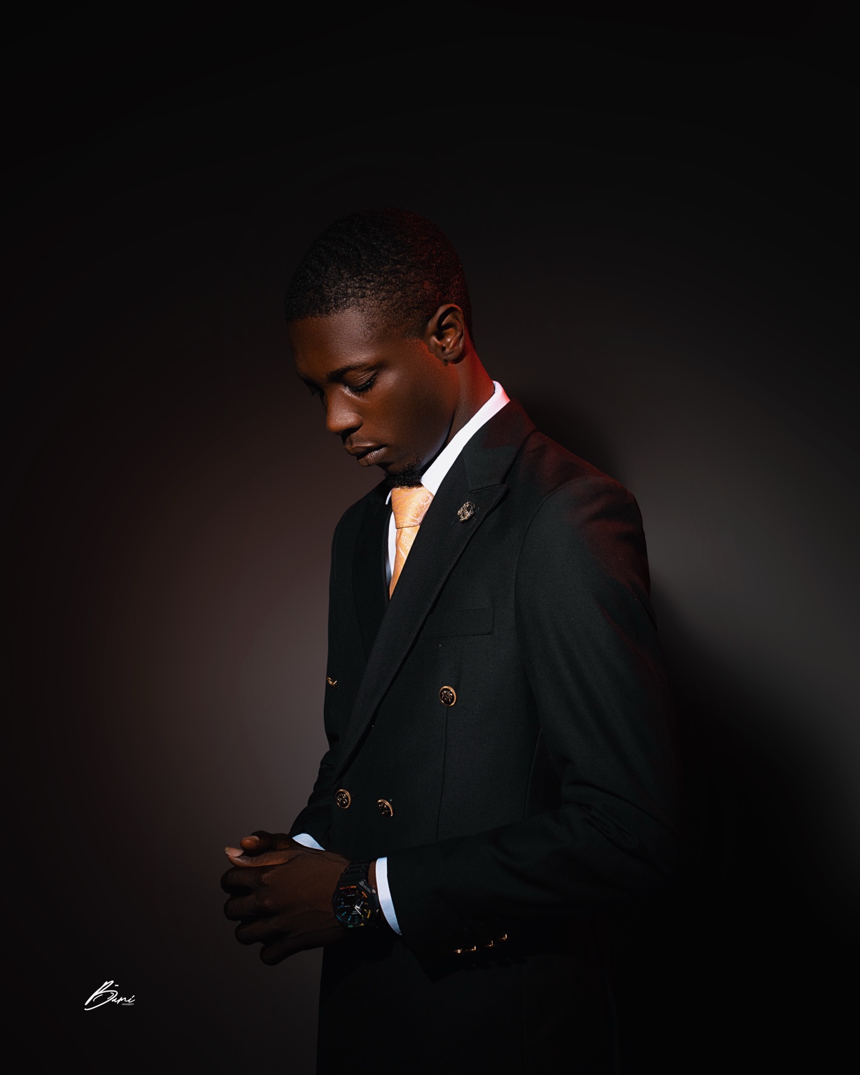 Olukunle Stephen Gbolahan in a formal black suit